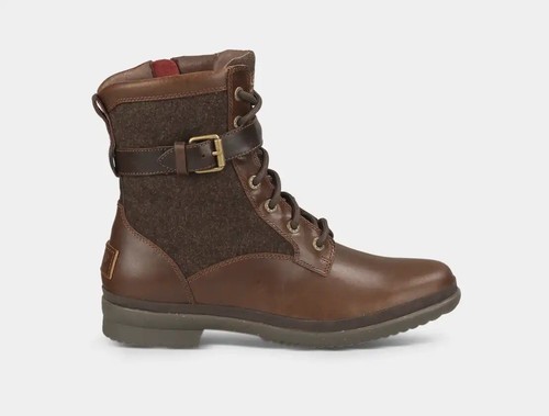 BOTAS DE CUERO PARA MUJER UGG KESEY IMPERMEABLES CASTAÑO EE. UU. 8 / UK 6 /EU39 /JP 25 con cremallera - Imagen 5 de 15
