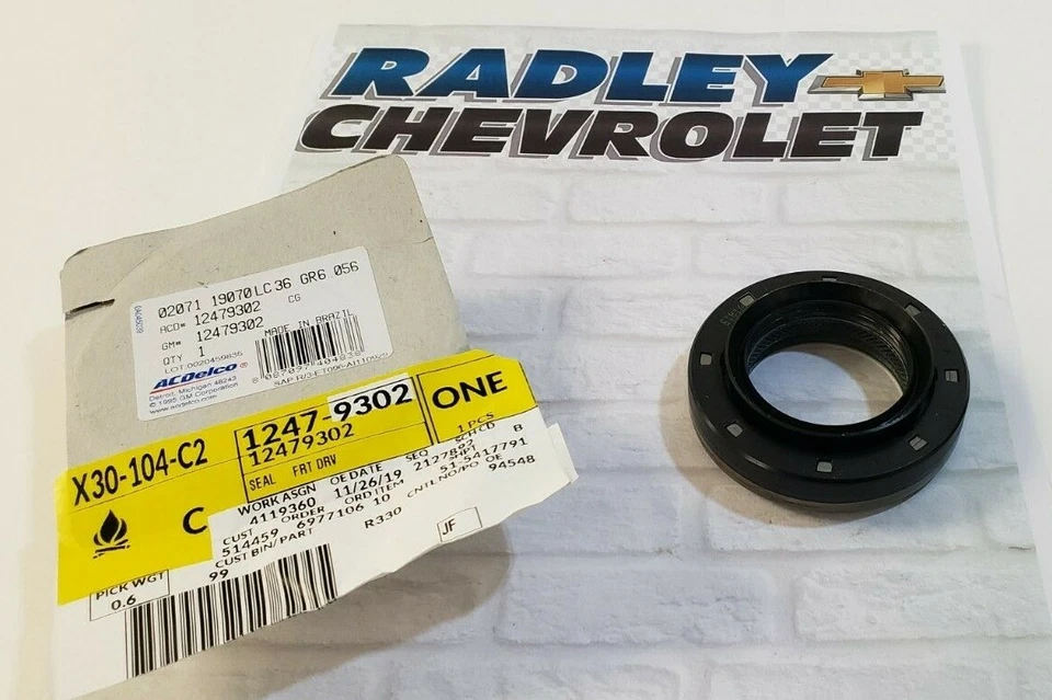 NUEVO SELLO DE EJE GM OEM 12479302 CHEVROLET GMC OLDSMOBILE B99 Foto 2 de 3