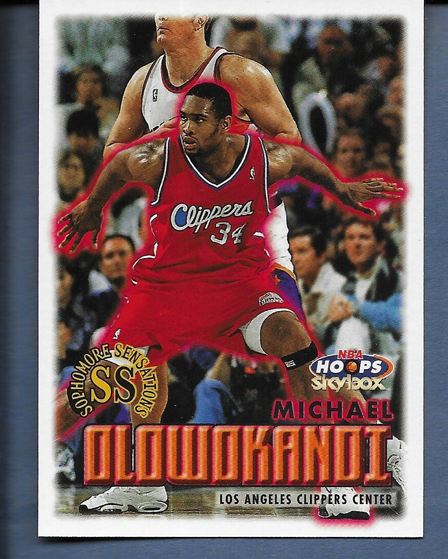 1999-00 NBA Hoops Basketball #66 Michael Olowokandi CLIPPERS RC NM