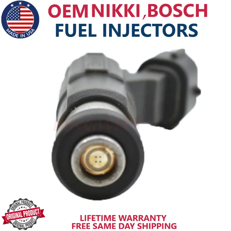 Nuevos inyectores de combustible OEM BOSCH/NIKKI x4 para Chevrolet Tracker 1999-2002 1,6 L I4 Foto 4 de 4