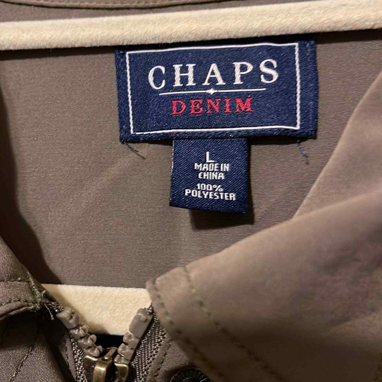 Chaps Denim desert explore women’s jacket. Size L… - image 2