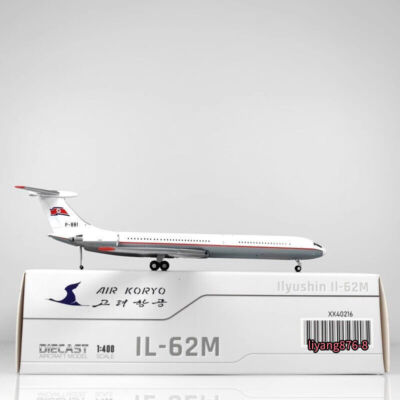 1/400 JC Wings Air Koryo Ilyushin IL-62M P-881 Passenger Airplane
