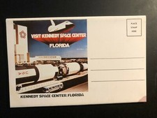 Old Vintage"KENNEDY SPACE CENTER-FLORIDA" Fold Out Views Made in USA