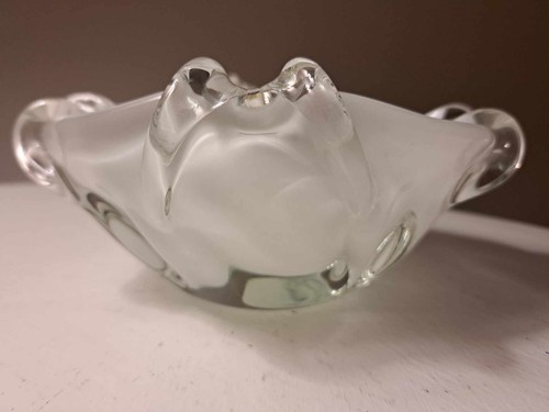 Vintage MCM Fratelli Toso - Murano- Hand Blown - White Ashtray - Picture 5 of 12