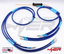 CHEVROLET GMC 6.5L Turbo Diesel 1200°F Insulated Glow Plug Harness - Blue