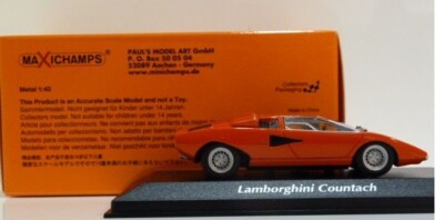 1/43 1970 Lamborghini Countach LP400 red Maxichamps (Minichamps)