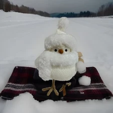 2016 Target Wondershop Bird Glacier Pure White Metal Name Tag 8” Winter Spritz