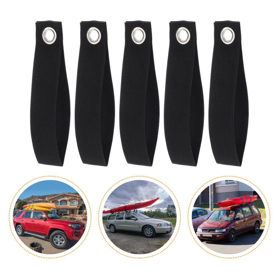 5 Pcs Tie down Anchor Fixed Strap Canoe Hood Loop Straps Boat eBay