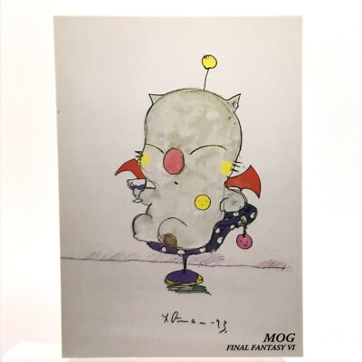 MOG 343 FINAL FANTASY Art Museum Card 1st Edition Yoshitaka Amamno