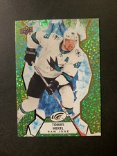 Tomas Hertl 2021-22 Upper Deck Ice Hockey Green Parallel #36