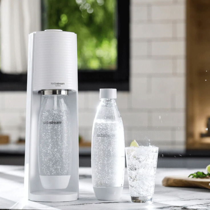 MAQUINA SODASTREAM TERRA BOTELLA 1L GAS 60L BLANCA