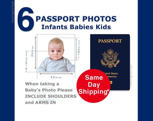 US Passport Photos (6) 2" x2" Cut Copies ⎮Immigration, US Citizen, VISA 2*2in - 第 2/3 張圖片