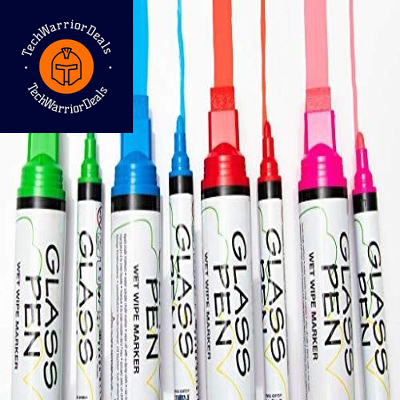 Glass Pen Window Marker Liquid Chalk Markers for 1 Count (Pack of 1