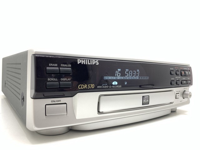 Philips Cdr 570 Digital Audio CD Recorder Compact Disc Player