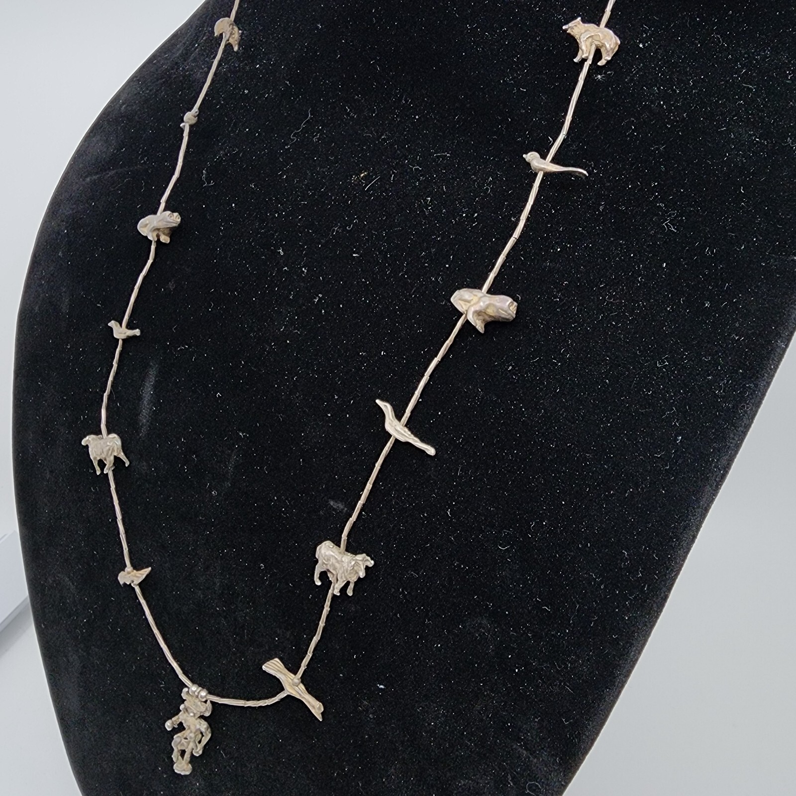 Native American Solid Sterling Silver Animal & Ka… - image 4