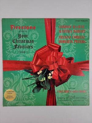 Firestone Presents Your Christmas Favorites Volume 3 1964 MLP 7008 VG ULTRASONIC