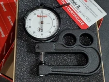 New Starrett Outside Dial Thickness Gage Gauge 0-0.5” 0.0005” 2-1/2” Deep Throat