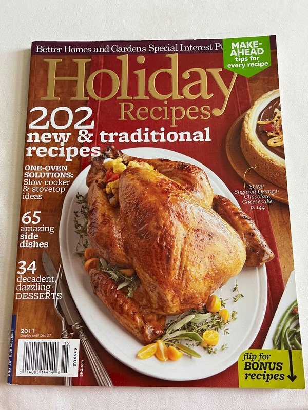 Better Homes and Gardens Special Interest Publications - HOLIDAY RECIPES - 2011