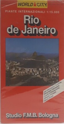 KARTE VON RIO DE JANEIRO KARTE PFLANZE STADT F.M.B.