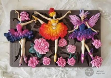 Angelic Twirl | 5" x 8" Silicone Decor Mould | Redesign with Prima