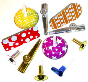 Vintage New Years Eve Party Noisemakers Christmas Birthday Surprise Kazoos Fun
