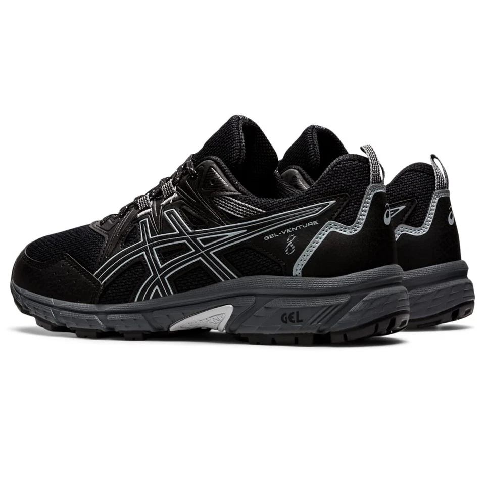 Zapatos para correr ASICS Gel-Venture 8 para mujer, negros/gris Piamonte talla 7,5 B nuevos Foto 4 de 4