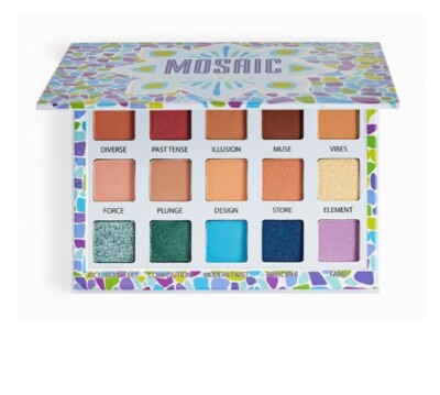 MOSAIC 15 Eyeshadows Palette by TrendBeauty+BONUS