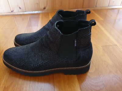 Chelsea Boots  schwarz schimmernd 7,5 MEPHISTO