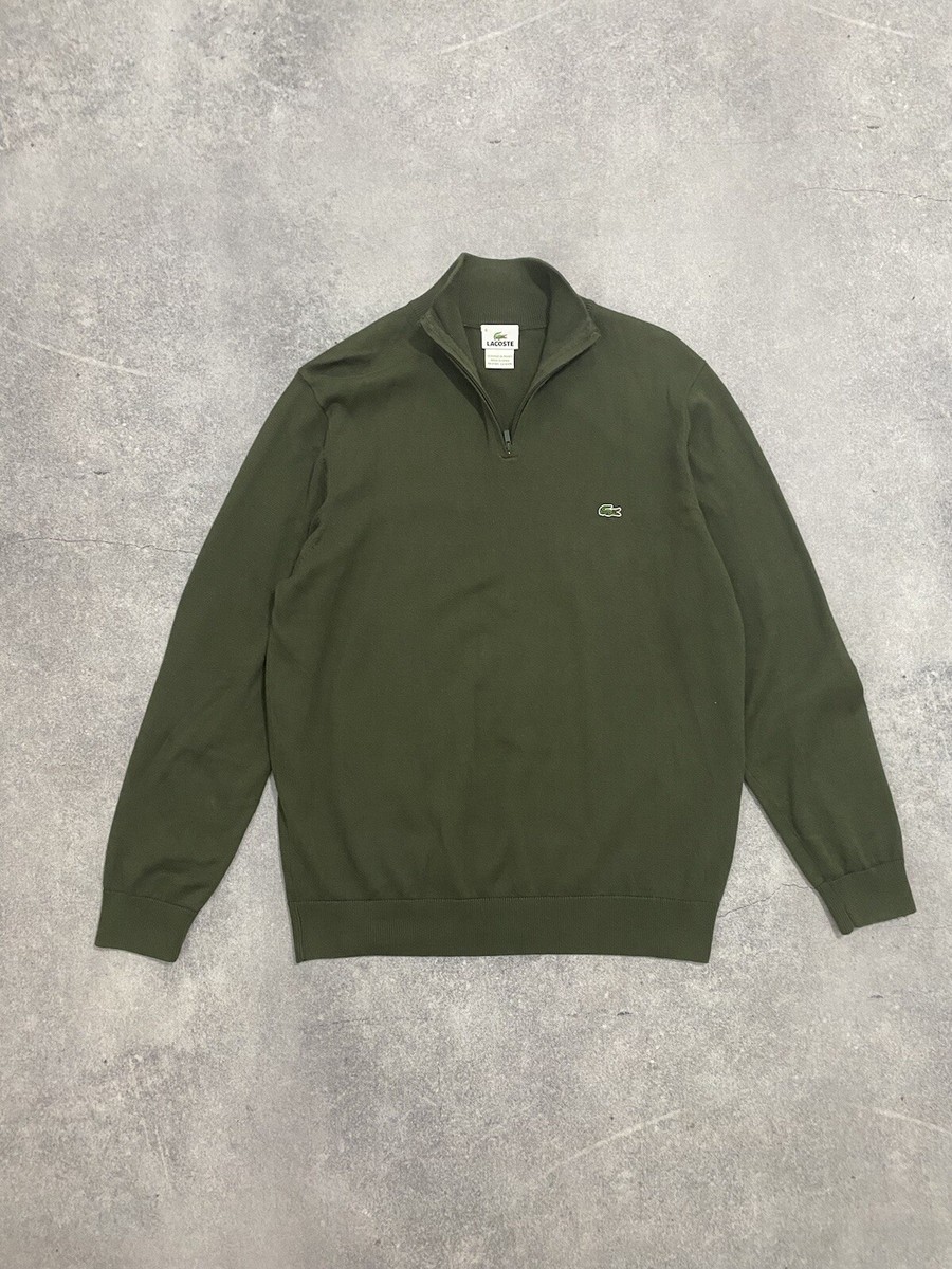 Vintage Lacoste 1/4 Zip Sweatshirt Old Money Style Men's XL | eBay