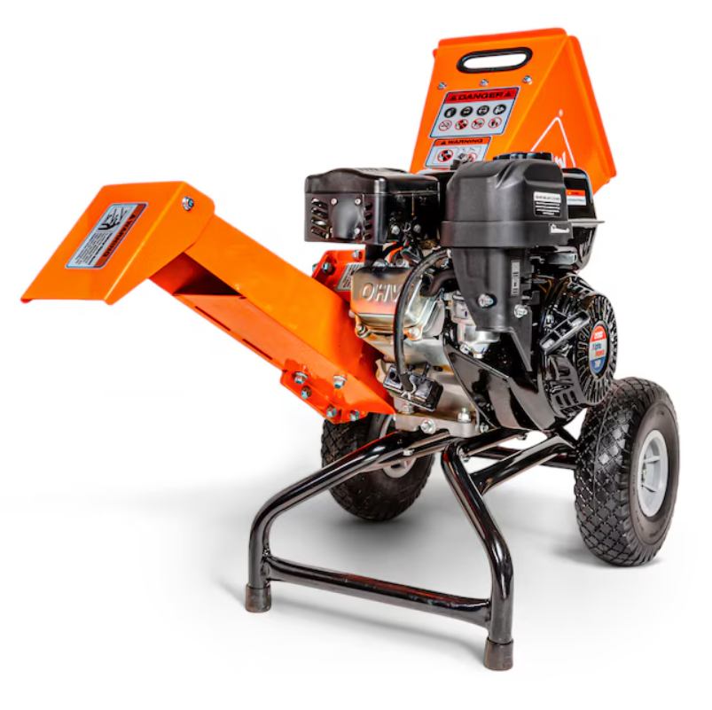 SuperHandy 7HP Gas Wood Chipper 3in Branch Shredder FreeShipping