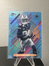 2025 Topps Finest, CeeDee Lamb, Rare #263 Sky Blue Refractor /150, Cowboys