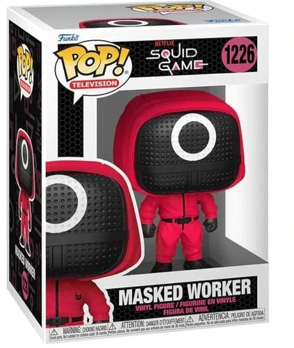 Funko Pop Squid Games Masked Worker 1226 NEW MINT
