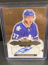 2016-17 Fleer Showcase Hot Prospects Auto #147 Kasperi Kapanen 135/499 DVS 1723