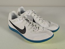 Nike Zoom Rival Distance Track Spikes White Spruce FZ9653-102 Men  s Size 9 NEW