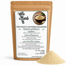 Pure Chios Mastic Gum Powder Masticha 25g-200g - Pistacia Lentiscus L.