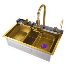 Drop In Kitchen Sink Top Mount 30 inch Single Bowl Stainless Steel