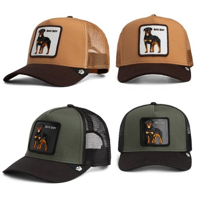 Goorin Bros. Bad Boy Trucker Cap Basecap Mesh Kappe Motiv Hund Dobermann Neuheit