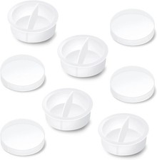 8 Pcs 2 Inch Astronomy Telescope Eyepiece Dust Cover Set Protective Lens Caps