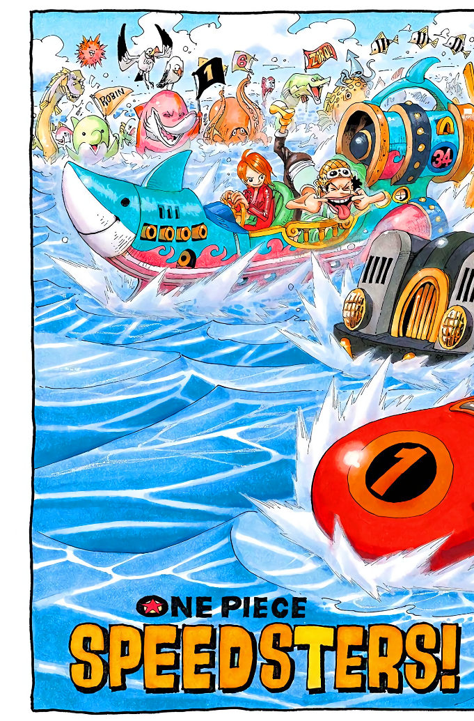 One Piece - Chapter 422 Shonen Jump Color Walk 11x17