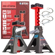 2 x supports 3T avec goupilles de sécurité supports de cric support 275-430 mm