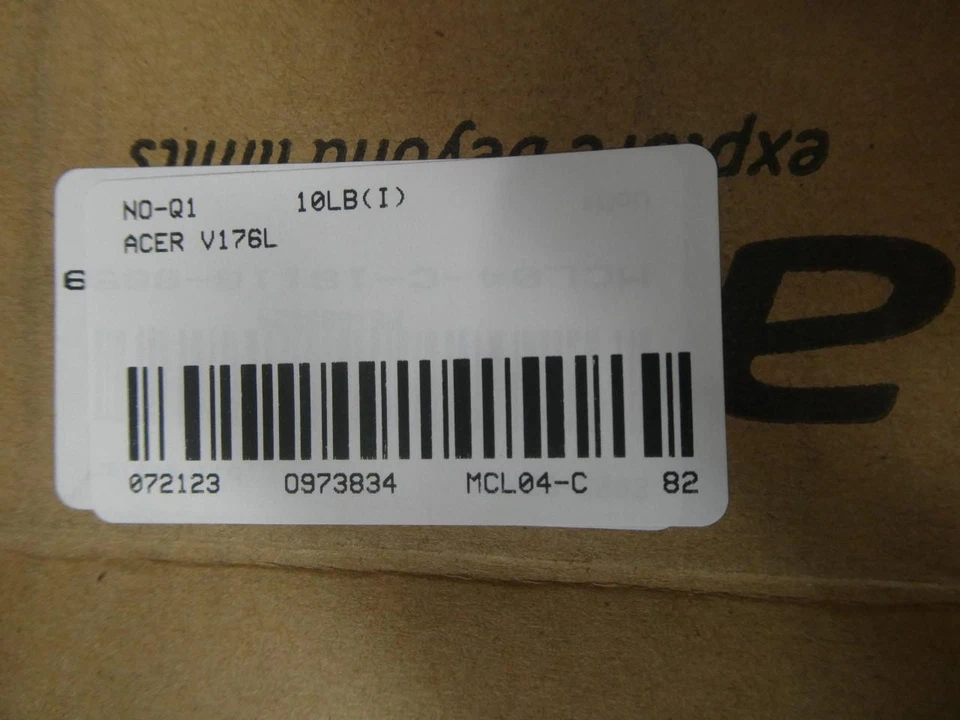 Acer V176L 17in Led Display 100-240v-ac - Image 4 of 4