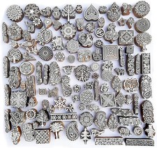 Royal Kraft Wooden Block Printing Stamps Set of 10 Fabric Clay Pottery