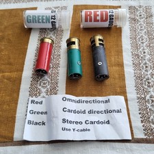 12 Gauge Microphones - Condenser, Omnidirectional, Cardoid Directional, Stereo