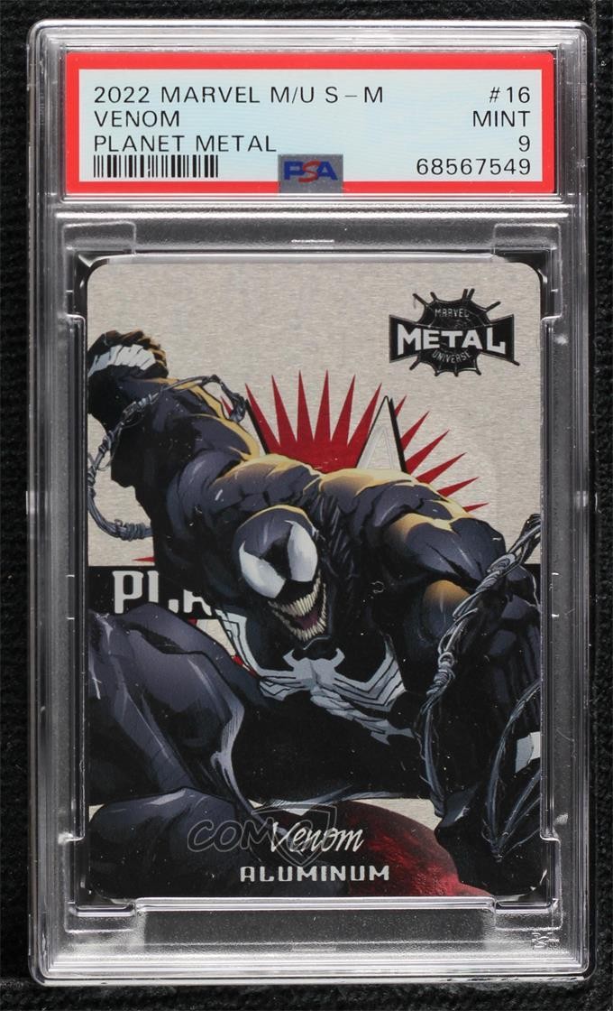 2022 Upper Deck Marvel Metal Universe Spider-Man Planet Venom PSA 9 MINT 0b3o