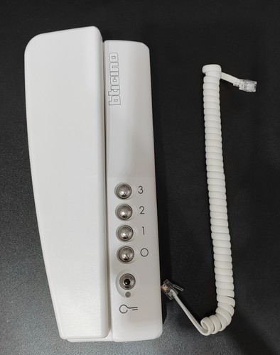 BTICINO TERRANEO CITOFONO SWING 2 FILI 344704 COLORE BIANCO NUOVO - Foto 2 di 4