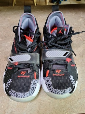 Nike Jordan 'Why Not?' ZER0.3 Unisex Low Top Sneakers US 7 Black Red