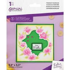 Gemini By Crafters Companion - CUT AND EMBOSS FOLDER - FRAGRANT MAGNOLIAS