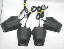 4x Audio-Technica U851a Unidirectional Boundary Microphones No Power Supplies