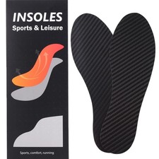 Carbon Fiber Insole for Men Rigid Carbon Fiber Shoe Insert Carbon Fiber Foot ...