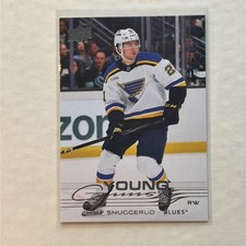 Upper Deck 25-26 Series 1 Young Guns Rookie Jimmy Snuggerud Blues #207